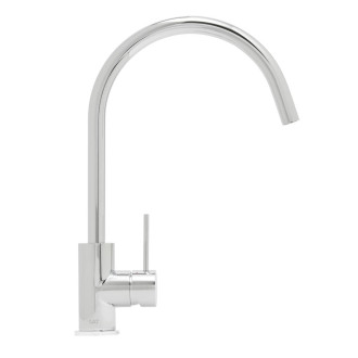 Dřezová baterie SAT Aurum s otočným ramínkem chrom SATBAUR280CR