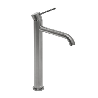 Vysoká umyvadlová baterie SAT Aurum bez výpusti broušený gun metal SATBAUR285BGM