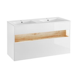 Comad BAHAMA WHITE 854 FSC Skříňka pod umyvadlo 120 cm 1 zásuvka