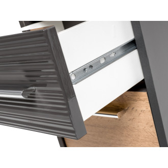 Comad IBIZA ANTRACYT 810 Dolní skříňka 30 cm 1 dvířka 1 zásuvka