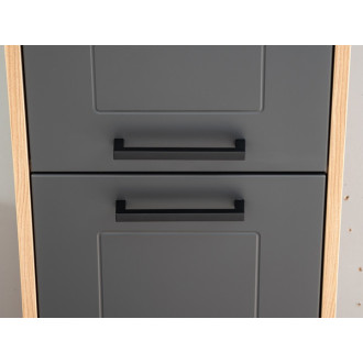 Comad MADERA GREY 800 FSC Vysoká skříňka 2 dvířka