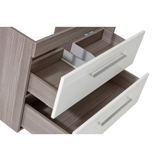 Comad COSMO 2 - 820 WHITE/AVOLA Skříňka pod umyvadlo 60 cm 2 zásuvky