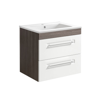 Comad COSMO 2 - 820 WHITE/AVOLA Skříňka pod umyvadlo 60 cm 2 zásuvky