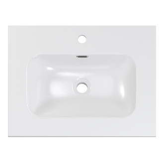 Comad FLY WHITE GLOSS UM 60-46 DP ( E-8073-60 ) Nábytkové umyvadlo 60 cm