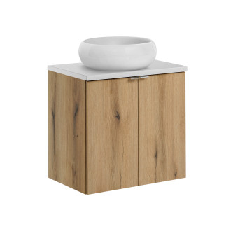 Comad SET-NOA B WHITE 60CM D UN WIKI SW Nábytková sestava 60 cm s deskou a umyvadlem Wiki