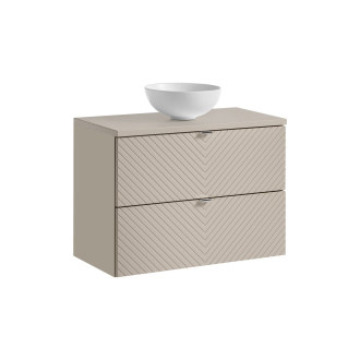 Comad SET-VIC B CASHMERE 80CM S UN DOMI MW Nábytková sestava 80 cm s deskou a umyvadlem