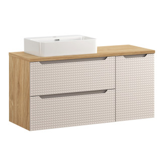 Comad SET-LXB B 120CM S UN TRUST WH Nábytková sestava 120 cm s deskou a umyvadlem Trust