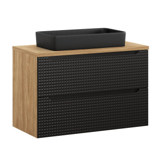 Comad SET-LXBL B 90CM S UN SLIM BL Nábytková sestava 90 cm s deskou a umyvadlem Slim