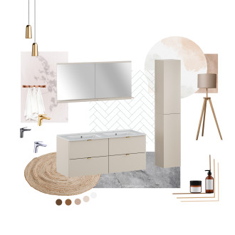 Comad SET-DC 80CM UM LAVA WH Nábytková sestava 80 cm s nábytkovým umyvadlem Pure