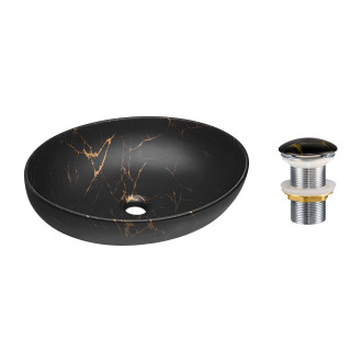 Comad SET-MONA T201M-B12-3 Umyvadlová sada se zátkou Click-Clack