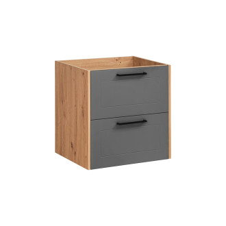 Comad MADERA GREY 820 FSC Skříňka pod umyvadlo 60 cm 2 zásuvky