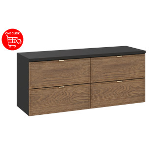 Comad SET-TC B BLACK 120CM Nábytková sestava 120 cm s deskou
