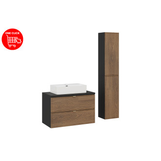 Comad SET-TC B BLACK 80CM UN TRUST WH 2SP Nábytková sestava 80 cm