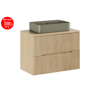 Comad SET-NC B CREMONA 80CM UN TRUST OG Nábytková sestava 80 cm s deskou a umyvadlem Trust