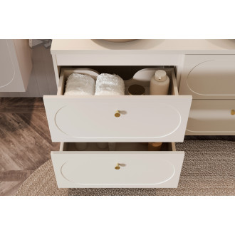 Comad DONNA SAND 82-60-46-2S Skříňka pod umyvadlo 60 cm 2 zásuvky