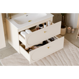 Comad DONNA SAND 82-80-46-2S Skříňka pod umyvadlo 80 cm 2 zásuvky