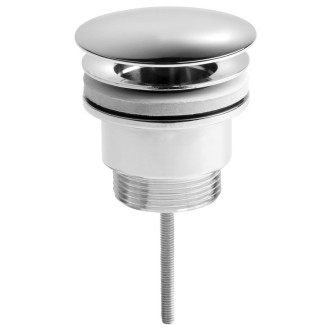 Umyvadlová výpust 5/4“, neuzavíratelná, velká zátka, 5-65mm, chrom CV3004 55649