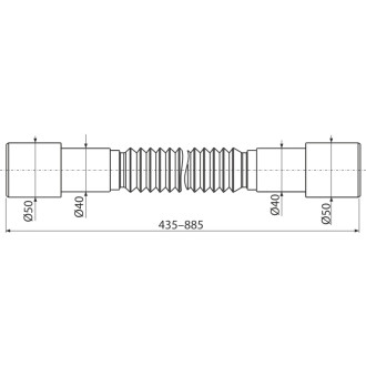 ALCA  A720 Flexi propojení 50/40×40/50