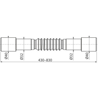 ALCA  A794 Flexi propojení 40–32×32–40