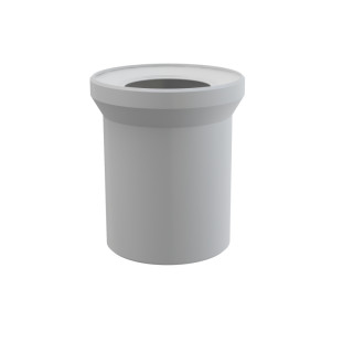 ALCA Dopojení k volně stojícímu WC, přímé, DN 110, délka 150 mm, PP, bílé A91-150