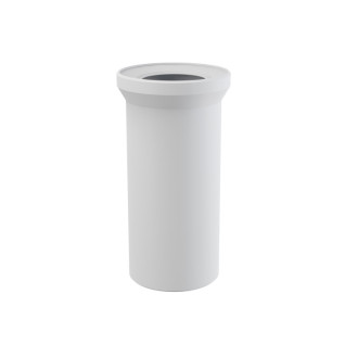 ALCA Dopojení k volně stojícímu WC, přímé, DN 110, délka 250 mm, PP, bílé A91-250