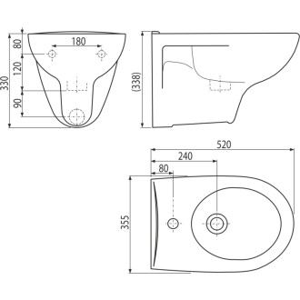 ALCA  AC01 Bidet TREND