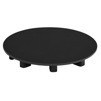 Kryt sifonu, 120mm, ABS/černá mat 60332