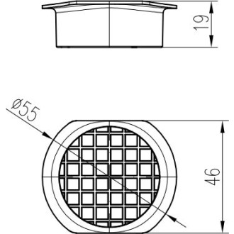 Náhradní díly pro lineární žlaby (Sítko plastové pro plastový žlab)