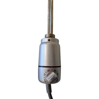 Topná tyč s termostatem 230V/600W 360 mm chrom mat (šedá) RADPST362