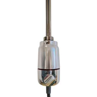 Topná tyč s termostatem 230V/1200W 460 mm chrom lesk RADPST463