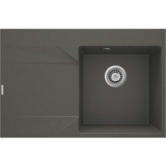 Deante EVORA jednodřez s odkapem, levý, 760x500x195 mm, 3,5"", antr.metalíza ZQJ_T11L