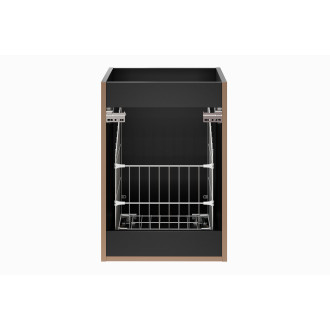 Comad ADEL BLACK 81-40-1DK Skříňka pod desku 40 cm s košem na prádlo