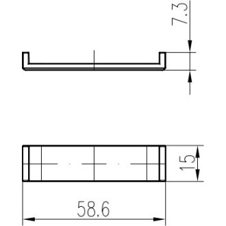 ND-podstavec mřížky černý klasik/floor plastový žlab