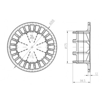 Mřížky (Mřížka plastová (300 x 300))