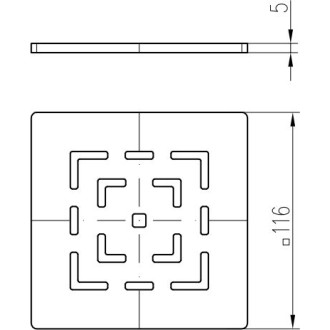 Mřížky (Mřížka Labyrinth 5 mm (125 x 125))