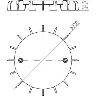 Náhradní díly pro střešní vpusti (Víko Hydromax)