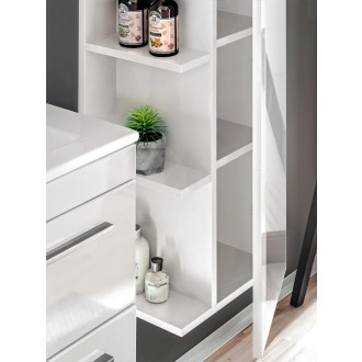Comad TWIST WHITE 802 FSC Vysoká skříňka 1 dvířka