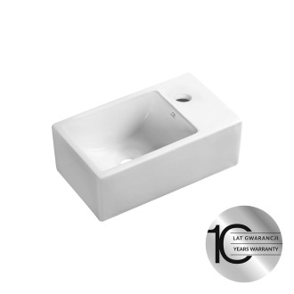Laveo KVADRATO Umývátko 35cm, bílá VUK_6135