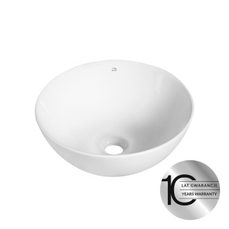 Laveo SABI umyvadlo na desku 32cm, bílá VUS_6232