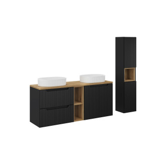 Comad SET-NOB B OAK 140CM UN BEYOND WH HC LR Nábytková sestava 140 cm