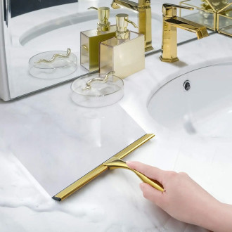 Rea Stěrka do koupelny Brush Gold REA-72069