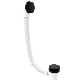 Vanová souprava bez napouštění, click-clack, délka 1200mm, zátka 72mm, černá mat 71858.21