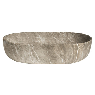 CALEO keramické umyvadlo na desku, 60x42cm, breccia mramor CA590BM