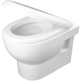 Deante AVIS CDAD6ZPW Závěsné WC rimless včetně sedátka, bílá