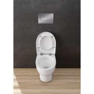 Deante AVIS CDAD6ZPW Závěsné WC rimless včetně sedátka, bílá