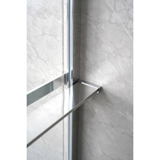 Police na walk-in zástěnu, 142cm, chrom EG1410