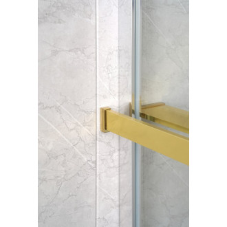 Police na walk-in zástěnu, 142cm, zlato mat EG1446 59099