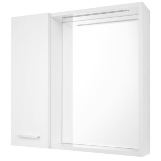 ZOJA/KERAMIA FRESH STRIP galerka s LED osvětlením, 60x60x14cm, levá, bílá 45021S 60018