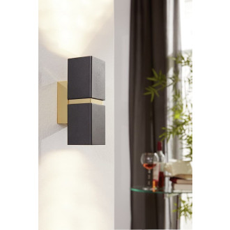 LED Nástěnná lampa Eglo PASSA zlatá 95373