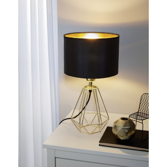 Stolní lampa Eglo CARLTON 2 mosaz 95788